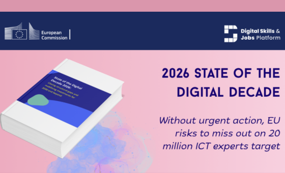2026 State of the digitale decade. without urgent action, EU risks to miss out on 20 million ICT experts target